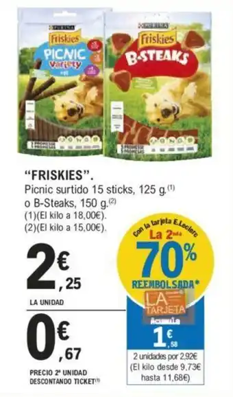 E.Leclerc "FRISKIES". oferta