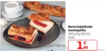 Alcampo Barra hojaldrada mantequilla 245 g oferta