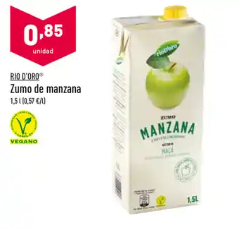ALDI Rio D'Oro Zumo de manzana 1,5L oferta