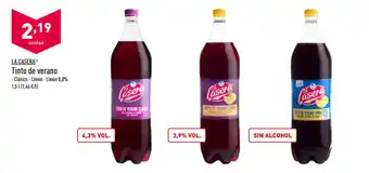 ALDI La Casera Tinto de verano 1,5L oferta