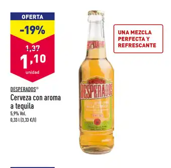 ALDI Desperados Cerveza con aroma a tequila 0,33L oferta