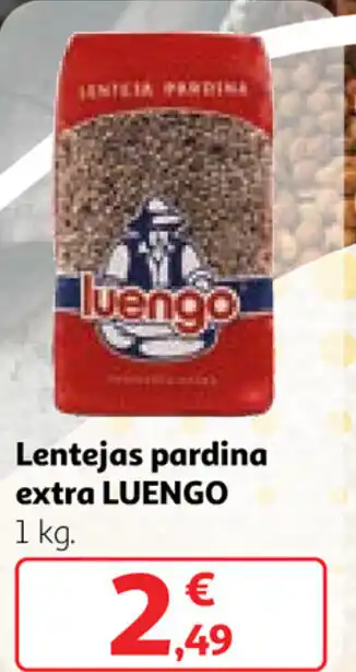 Alcampo Luengo Lentejas pardina extra 1kg oferta