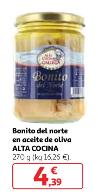 Alcampo Alta Cocina Bonito del norte en aceite de oliva 270g oferta