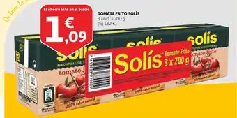 Alcampo Tomate Frito Solis 3 uni x 200g oferta