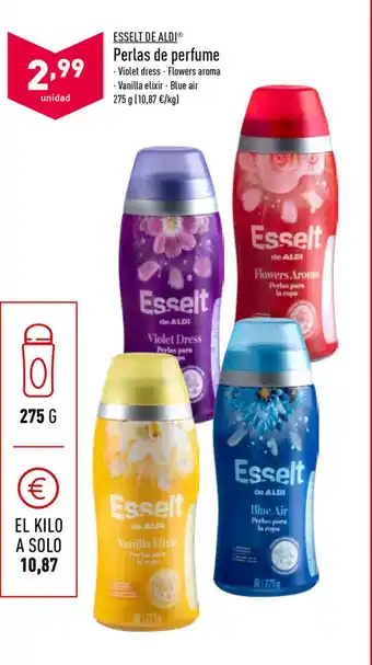 ALDI Esselt De Aldi Perlas de perfume 275g oferta
