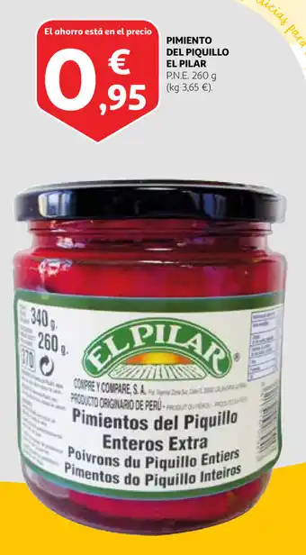 Alcampo Pimiento Del Piquillo El Pilar 260g oferta