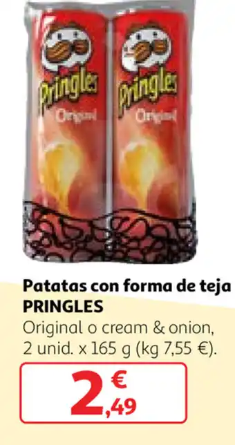 Alcampo Pringles Patatas con forma de teja x 165g oferta