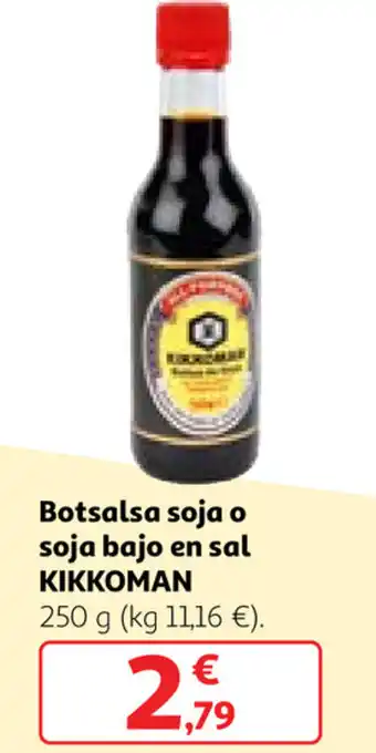 Alcampo Kikkoman Borsalsa soja o soja bajo en sal 250g oferta