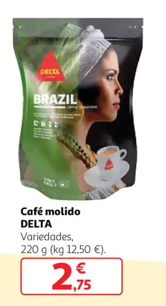 Alcampo Delta Café molido 220g oferta