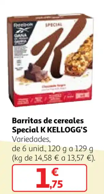 Alcampo K Kellogg's barritas de cereales 120g oferta