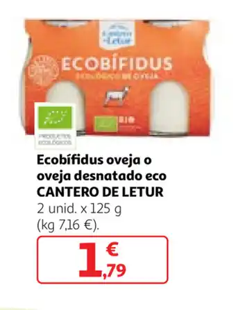 Alcampo Centro De Letur Ecobifidus oveja o oveja desnatado eco x 125g oferta