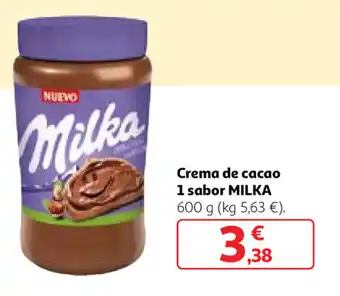 Alcampo Milka Crema de cacao 1 sabor 600g oferta