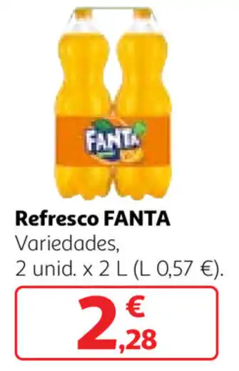 Alcampo Fanta Refresco 2 unid x 2l oferta