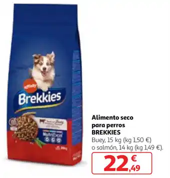 Alcampo Brekkies Alimento seco para perros 15kg oferta