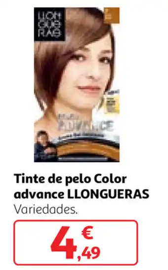 Alcampo Llongueras Tinte de pelo Color advance oferta