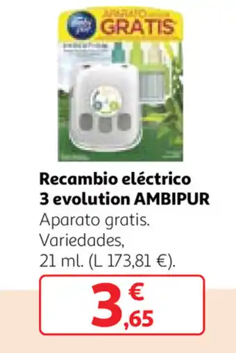 Alcampo Ambipur Recambio eléctrico 21ml oferta