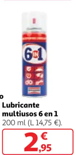 Alcampo Lubricante multiusos 6 en 1 200ml oferta