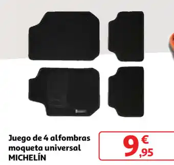 Alcampo Michelín Juego de 4 alfombras moqueta universal oferta