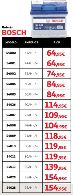 Alcampo Bosch Bateria oferta