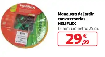 Alcampo Heliflex Manguera de jardin con accesorios oferta