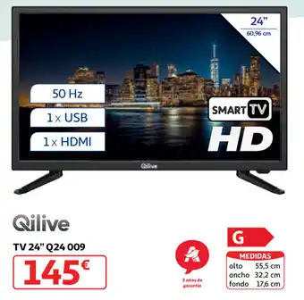 Alcampo Qilive TV 24" Q24 009 oferta