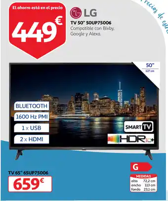 Alcampo LG TV 50" 50OUP75006 oferta