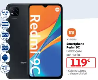 Alcampo Xiaomi Smartphone Redmi Note 9c oferta