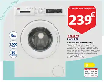 Alcampo Lavadora NW8101EU/D oferta