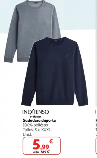 Alcampo Inexto Sudadera deporte oferta