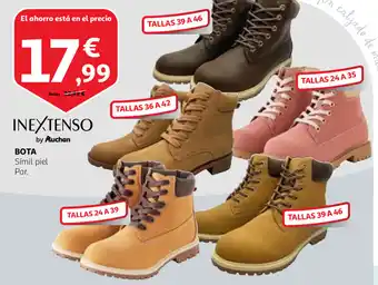 Alcampo Inexto Bota Simil Piel oferta