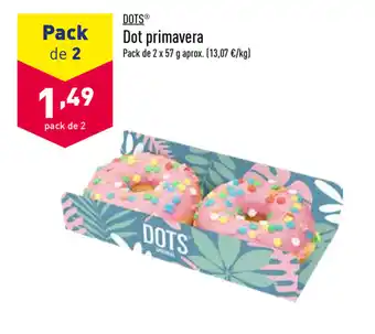 ALDI DOTS Dot primavera Pack de 2 x 57 g oferta