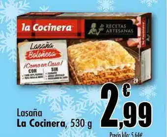 Unide Supermercados Lasaña La Cocinera 530g oferta