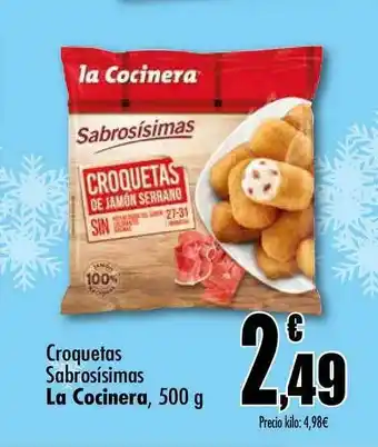 Unide Supermercados Croquetas Sabrosísimas La Cocinera 500g oferta