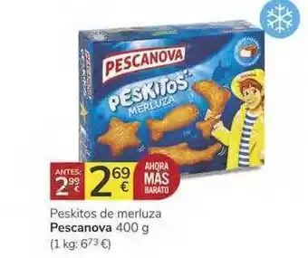Consum Peskitos De Merluza Pescanova 400g oferta