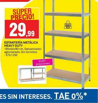 Bricoking Estantería Matálica Heavy Duty oferta