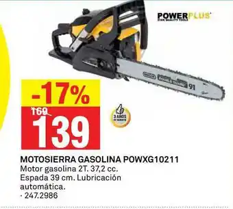 Motosierra Gasolina Powxg10211 Powerplus