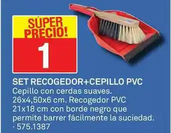 Bricoking Set Recogedor+cepillo Pvc oferta