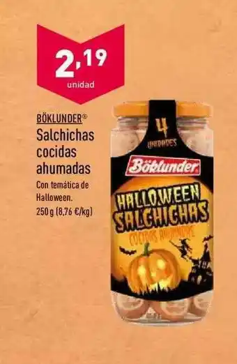 ALDI Böklunder Salchichas Cocidas 250g oferta