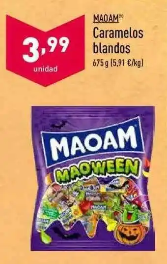 ALDI Moaam Caramelos Blandos 675g oferta
