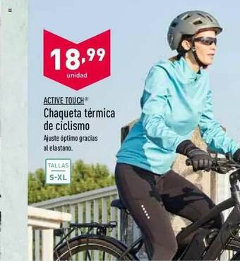 ALDI Active Touch Chaqueta Térmica De Ciclismo oferta