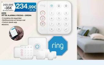 Costco Ring Kit De Alarma 8 Piezas + Sirena oferta
