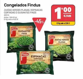 AhorraMas Congelados Findus oferta
