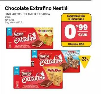 AhorraMas Chocolate Extrafino Nestlé oferta
