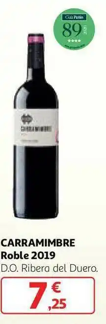 Alcampo Carramimbre Roble 2019 D.o. Ribera Del Duero oferta