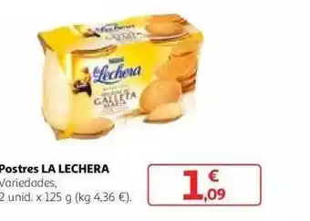 Alcampo Postres La Lechera 2 unid x 125g oferta
