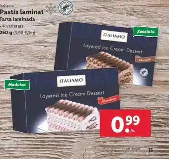 Lidl Italiamo Tarta Laminada oferta