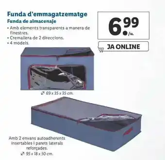 Lidl Funda D'emmagatzematge oferta