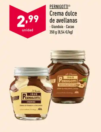 ALDI Pernigotti Crema dulce de avellanas 350g oferta