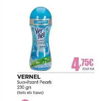 Perfumeries Facial Vernel Suavitzant Pearls 230gs oferta