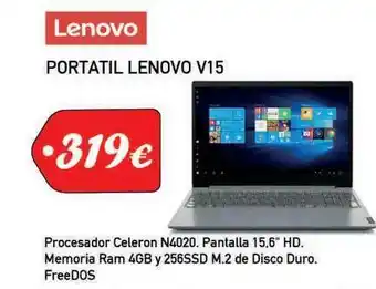 Microsshop Lenovo Portatil Lenovo V15 oferta